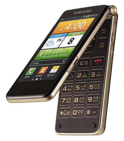 Samsung Galaxy Golden (WAAAAY TO EXPENSIVE!! BUT LOVE THE IDEA OF IT) Android Flip Phone, Phones For Sale, Smartphones For Sale, Dual Screen, Best Cell Phone, Best Smartphone, Flip Phone, Phone Shop, Boost Mobile