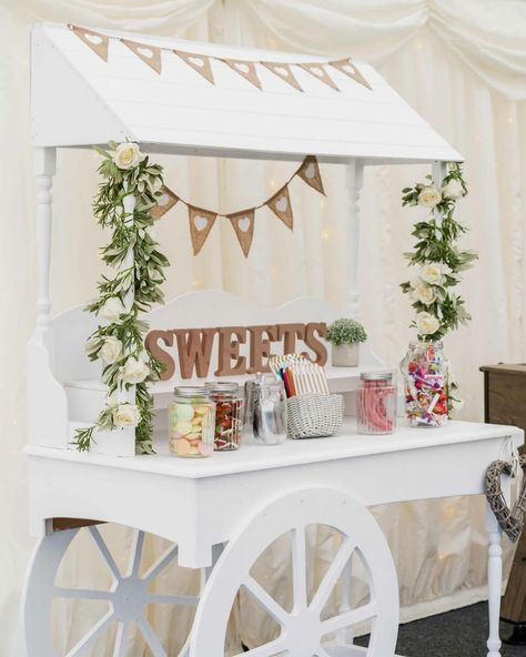 Our vintage sweetie cart has had an upgrade… Available to hire for your wedding day filled with your favourite sweets ✨ You’ll also notice another one of our Hilltop extras in the corner… keep your eyes peeled for the release of our new garden games! 📸 @emmabeaumontphotography #weddinggames #weddingsweetiecart #weddingidea #weddinginspo #weddinginspiration #weddingideas #weddingdecor #weddingplanning #cheshireweddingvenue #weddingvenuecheshire Wedding Sweet Cart, Wedding Cart, Dessert Cart, Sweet Cart, Sweet Carts, Cart Ideas, Candy Cart, Garden Games, Party Business