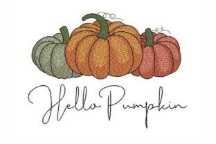 Thanksgiving Embroidery, Autumn Embroidery, Pumpkin Embroidery, Embroidery Design Download, Hello Pumpkin, It's Fall, Premium Fonts, Embroidery Files, Fall Pumpkins