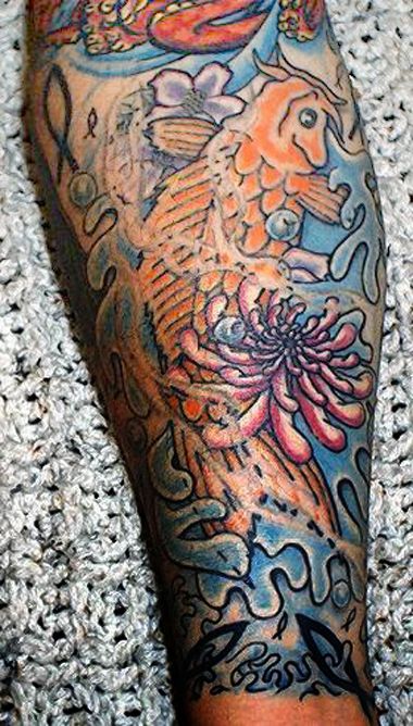 Tattoo Koi Fish, Japanese Koi Fish Tattoo, Tattoo Koi, Ed Hardy Designs, Ed Hardy Tattoos, Japanese Koi Fish, Water Tattoo, Japanese Designs, Japanese Dragon Tattoos