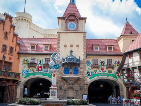 A Closer Look At EPCOT's Germany Pavilion - DVC Shop Oktoberfest Music, Disney Travel, Disney World Parks, Old World Style, Adventures By Disney, Disney World Tips And Tricks, Hollywood Studios, Travel Planner, Magic Kingdom