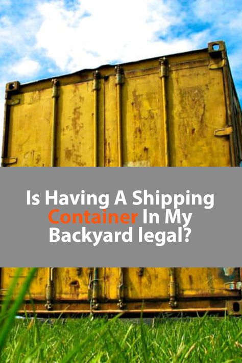 Is Having A Shipping Container In My Backyard legal? How To Convert A Shipping Container, Shipping Container Fence, Shipping Container Renovation, Diy Shipping Container Shed, Shipping Container Storage Shed, Shipping Containers Sheds, Shipping Container Garden Shed, Shipping Container Backyard Ideas, Sea Container Shed