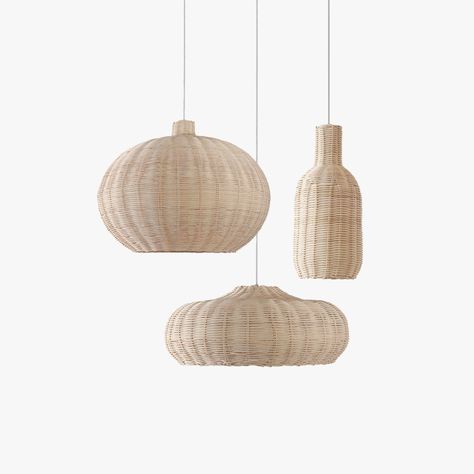 Muto Nordic Japanese Pendant Light Rattan Bedroom Dining Room Japanese Pendant, Rattan Bedroom, Organic Lighting, Coffee Brown Color, Rattan Shades, Pre Wrap, Warm Colour Palette, Luminous Colours, Cylinder Shape