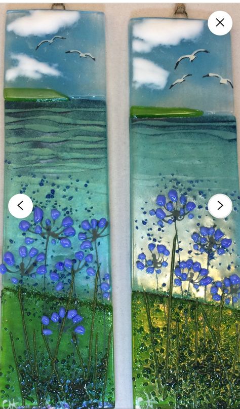 Frit Painting, Journal Sketches, Sea Gulls, Exhibition Ideas, Fused Glass Panel, Glass Plaques, Fused Glass Wall Art, Plain Wall, Glass Art Pictures