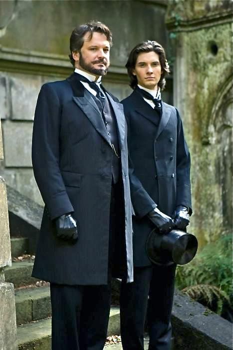 Two dandies: Colin Firth as Lord Henry Wotton and Ben Barnes as Dorian Gray Dorian Grey, Walburga Black, Dream Cast, Colin Firth, Dorian Gray, Ben Barnes, Black Families, Movie Costumes, Sirius Black