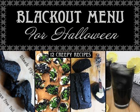 Creepy Recipes, Halloween Dinner Party Menu, Party Food Items, Gross Halloween Foods, Spooky Dinner, Creepy Food, Creepy Halloween Food, Hocus Pocus Party, Halloween Tricks