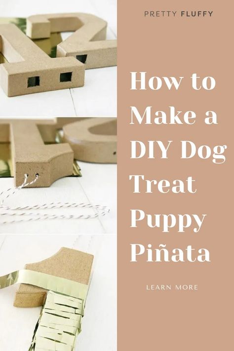 DIY Dog Treat Puppy Piñata | DIY & Recipes | Pretty Fluffy Dog Pinata, Homemade Pinata, Diy Dog Toys, Cute Dog Wallpaper, Diy Pinata, Dog Treats Homemade Recipes, Diy Dog Treats, Dog Birthday Party, Dog Projects