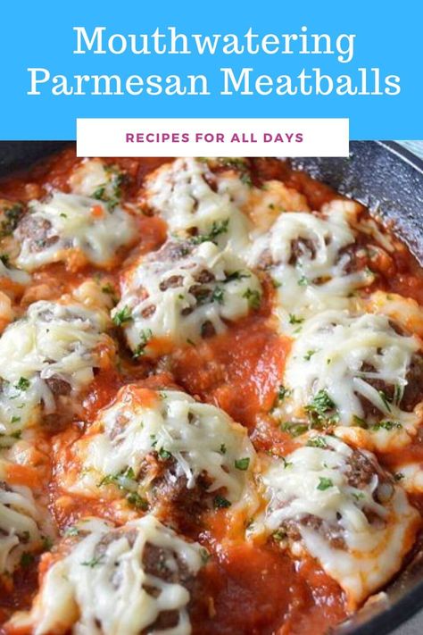 Mouthwatering Parmesan Meatballs Recipes Beef Ground, Ragu Pasta Sauce, Homemade Meatballs Recipe, Parmesan Meatballs, Beef Ground, Bread Cheese, Recipes Beef, Homemade Meatballs, Keto Meals