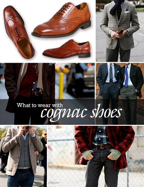 Cognac shoes Cognac Dress Shoes Men Outfit, Dark Brown Dress Shoes Men Outfit, Cognac Shoes Outfit Men, Cognac Shoes Outfit, Oxford Shoes Outfit Men, Dark Brown Dress Shoes, Cognac Shoes, Mens Brown Dress Shoes, Copper Dress