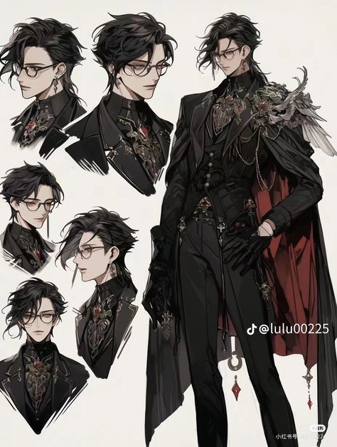 Elegant Steampunk Fashion, Gothic Prince Outfit, Fantasy Adventurer Outfit Male, Fantasy Oc Male, Male Fantasy Clothing Design, Male Fantasy Clothing, Old Friendships, Clothing Design Sketches, Fashion Drawing Dresses