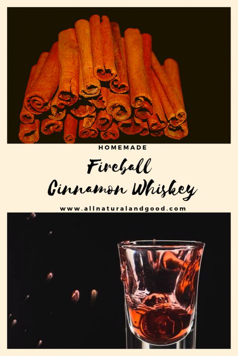 Homemade Fireball, Fireball Recipes, Fireball Drinks, Tequila Mixed Drinks, Adult Beverages Recipes, Cinnamon Whiskey, Homemade Alcohol, Halloween Drinks Alcohol, Whiskey Recipes