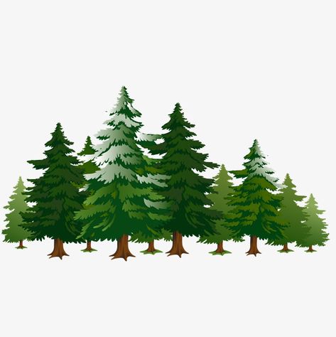 Pin Tree Drawing, Pine Tree Cartoon, Pine Trees Drawing, Tree Cartoon Images, Pine Tree Clipart, Scrapbook Furniture, Cacing Tanah, Garden Flags Ideas, Tree Line Drawing