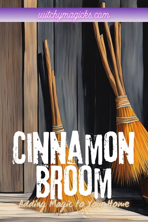 Cinnamon brooms aren't for sweeping; they serve as fragrant decorations, often used in entryways to greet guests with their wonderful aroma. #CinnamonBroom #HomeFragrance #DecorativeTouch #EntrywayMagic #ScentedAccents Diy Cinnamon Broom, Cinnamon Broom Witchcraft, Cinnamon Broom Ideas, Cinnamon Broom Decor, Fall Broom, Cinnamon Broom, Simmer Pots, Spells That Actually Work, Diy Cinnamon