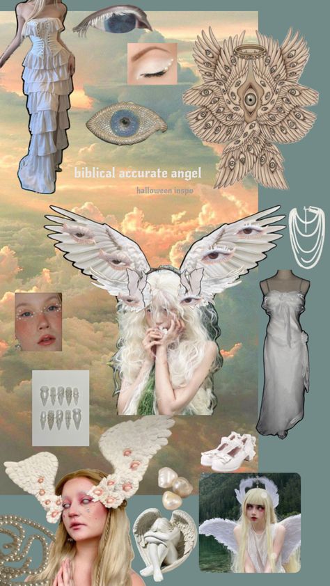 Accurate Angel Costume, Biblically Accurate Angel, Beyond Wonderland, Biblically Accurate, I Wait For You, Angel Costume, Tree Toppers, Favorite Holiday, Mood Board