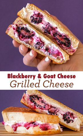 Goat Cheese Grilled Cheese, Blackberry Goat Cheese, Goat Cheese Recipes, Sara Lee, Grilled Cheese Recipes, Bakery Bread, Sandwiches Wraps, Flatbread, Grilled Cheese