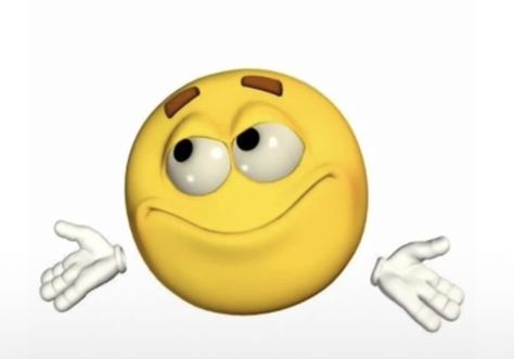 Shrug Meme, Big Emoji, Emoji Man, Shrug Emoji, Ironic Memes, Yellow Guy, Blue Emoji, Funny Emoji Faces, Emoji Images