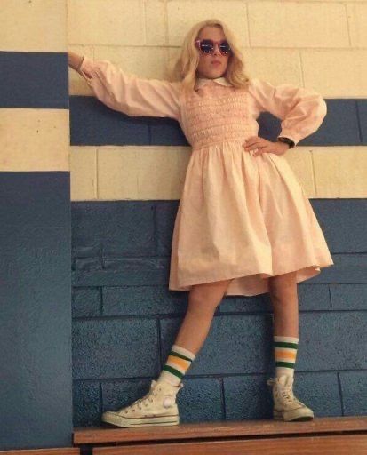 Eleven Stranger Things Dress, Disfraces Stranger Things, Stranger Things Dress, Stranger Things Fashion, Eleven Dress, Eleven Costume, Stranger Things Halloween Costume, 11 Stranger Things, Stranger Things Outfit