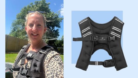 I started wearing a weighted vest on my daily walks - here's how it changed my fitness for the better Walking With Weighted Vest, Weighted Vest Workout For Women, Loose Weight Walking, Weight Vest Workout, Better Woman, Walking For Health, Weighted Vest, Daily Walks, My Fitness