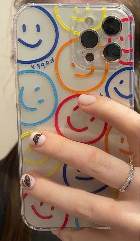 Smiley Face Phone Case, Smiley Face, Phone Ring, Smiley, Washer Necklace, Gadgets, Phone Case, Phone Cases, Electronic Products