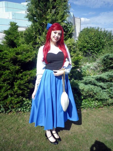 Ariel Blue 'Kingdom' dress 3 by ObsidiansAtelier Ariel Blue Dress, Ariel Halloween Costume, Blue Dress Costume, First Cosplay, Ariel Costume, Ariel Costumes, Ariel Cosplay, Edgy Fashion Chic, Ariel Dress