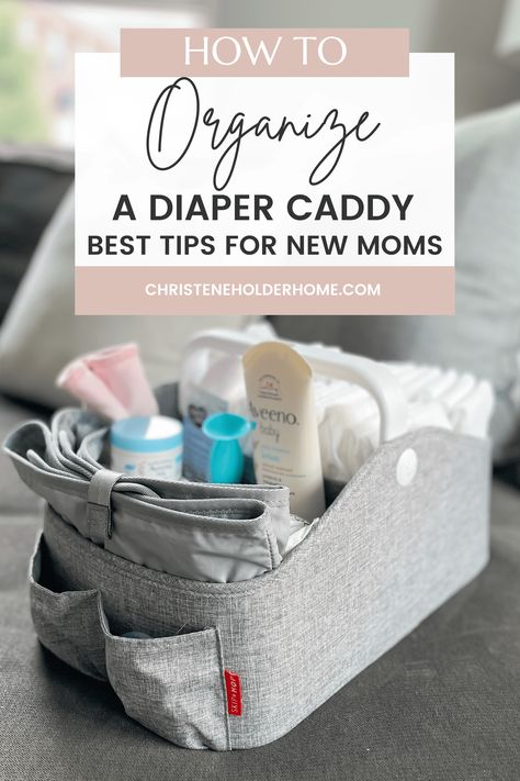 Changing Table Organizer, Car Caddy For Baby, Baby Caddy Organizer Cart, Diaper Caddy Organization, Diaper Changing Station Organization, Baby Caddy Organizer, Diaper Caddy Essentials, Changing Caddy, Changing Table Organization