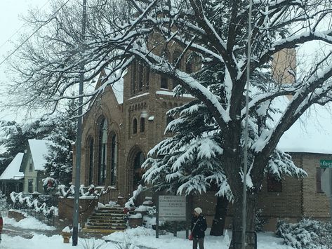 Church downtown Prescott AZ... Prescott Az, Castle, Trees, Human