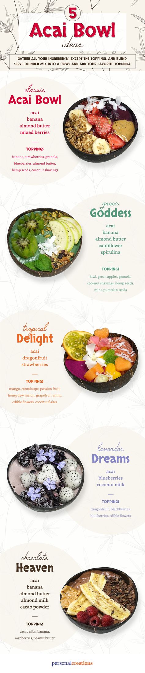 Smoothie Bowl Menu Design, Acai Bowl Menu Design, Acai Powder Recipes, What Is Acai, Açai Bowls, Bowl Recipes Easy, Fruit And Veg Shop, Cafe Menu Design, Health Bar