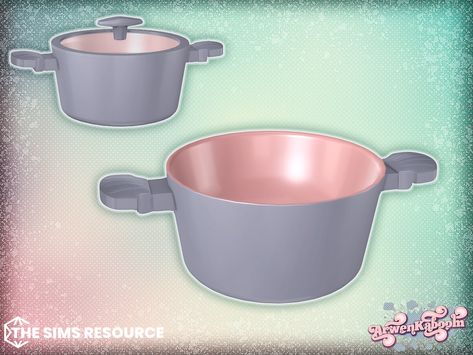 Second Culinique set, featuring pots and pans with lids is up and available at TSR. 14 days early access for VIP members. Find all items by searching "ArwenK" or "Culinique. Sims 4 Cc Pots And Pans, Cc Furniture, Sims 4 Clutter, Sims 4 Cc Furniture, Sims4 Cc, Stock Pot, Cc Sims, Sims Mods, Sims 4 Cc