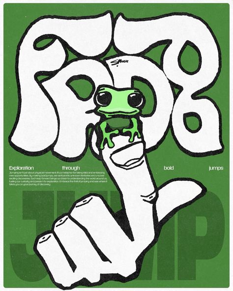 Cute lil’ frog poster design 🐸 #posterdesign #poster #art #drawing #graphicdesign #creative Frog Posters, Frog Poster, Frog Drawing, Frog Design, Custom Posters, Creative Expressions, Creative Process, Graphic Poster, Design Working