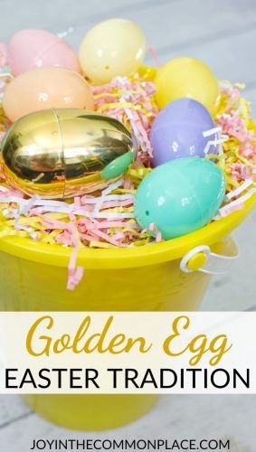 Each year at Easter, we host an Easter egg hunt and hide a few golden eggs for the kids to find! We put a prize inside that's extra special! #easteregg #easter #easteregghunt #eastertraditions #easterbasket #easterhunt #egghunt Easter Egg Gender Reveal, Golden Egg Easter, Confetti Eggs, Egg Game, Egg Fillers, Easter Egg Fillers, Easter Wood Crafts, Easter Decorating, Easter Hunt