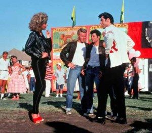 grease costume idea: letterman jackets!