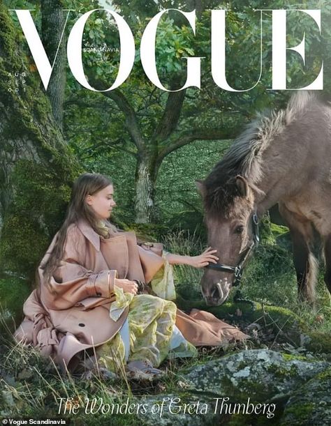 Greta Thunberg has sparked a discussion about the impact of the fashion industry on climat... Vogue Scandinavia, Anna Ewers, Arizona Muse, Greta Thunberg, Multimedia Artist, Annie Leibovitz, Scandinavian Fashion, Steven Meisel, 1 September