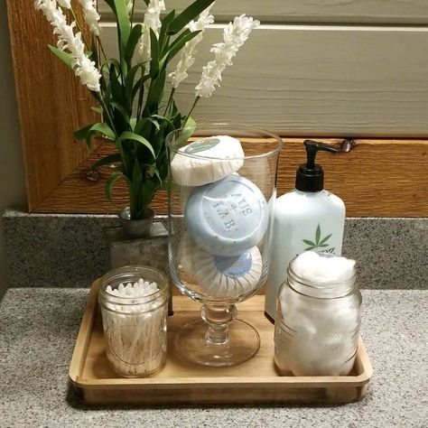 Bathroom organization Bathroom Lotion Display, His And Hers Bathroom Sink Organization, Bathroom Soap And Lotion Display, Bathroom Product Organization Counter, Bathroom Counter Decor Double Sink, Organize Bathroom Countertop Master Bath, Bathroom Counter Organization Clutter Master Bath, Jet Tub, Bathroom Plants Decor