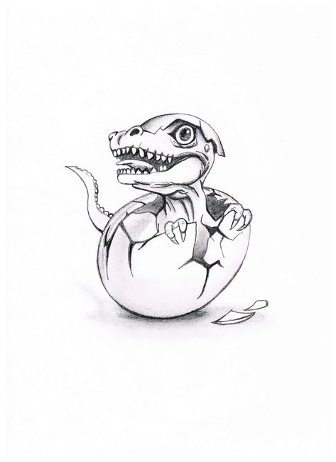 Dinosaur Egg Tattoo, Baby Dino Tattoo, Baby Dinosaur Tattoo, Dinosaur Tattoo For Son, Dino Sketch, Dino Tattoo, T Rex Tattoo, Spiderman Tattoo, Tier Tattoo