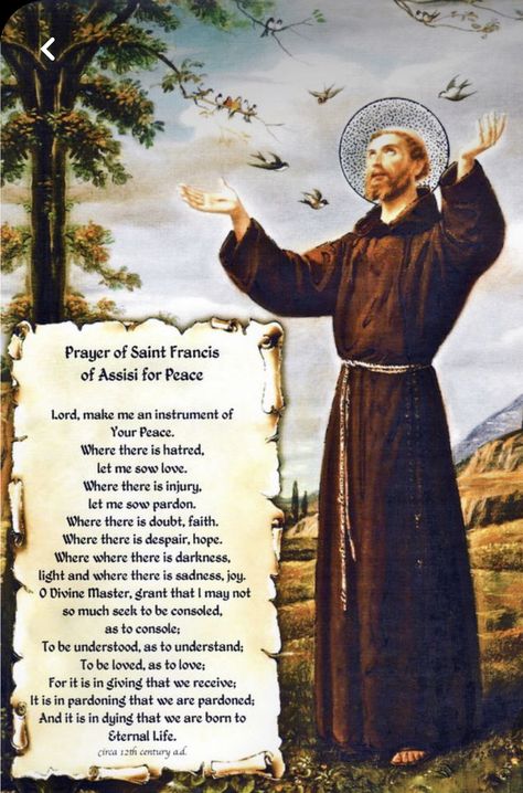 St Francis Of Assisi Prayer, Francis Of Assisi Quotes, Francis Of Assisi Prayer, God Speaks, St Francis Of Assisi, Prayer For Peace, Saint Francis, Christian Posters, Francis Of Assisi