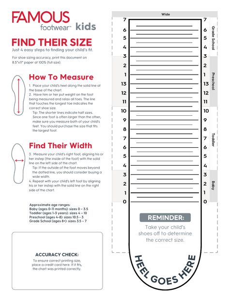 Kids Shoe Size Chart - Footwear Download Printable PDF Kids Shoe Size Chart, Kids Footwear, Shoe Size Chart Kids, Skechers Kids, Multiplication For Kids, Unique Shoes, Shoe Size Conversion, Shoe Size Chart, Printables Kids