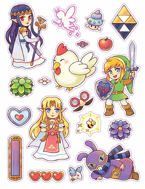 Loz Zelda Diy, A Link Between Worlds, Link Between Worlds, Zelda Party, Zelda Tattoo, Zelda Birthday, Zelda Art, Sailor Moon Art, Legend Of Zelda Breath