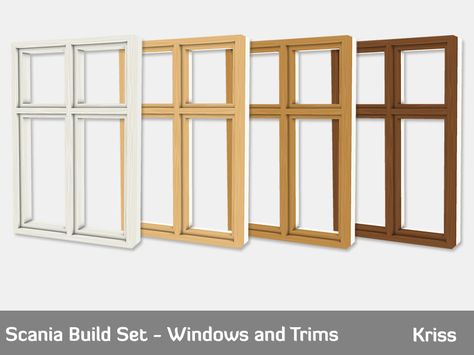 A window that will make a statement everywhere from a simple country cottage or an upscale mansion. Made by Kriss@TSR.  Found in TSR Category 'Sims 4 Windows' Sims 4 Cottage, Country Doors, Cottage Windows, Sims Free Play, Cottage Furniture, Sims 4 Cc Furniture, Sims 4 Collections, Sims 4 Build, Sims Community