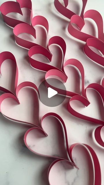 Valentine Craft Decorations, Valentine Craft, Staplers, Simple Crafts, Valentine Party, Enjoy The Process, Paper Chains, Valentine Projects, Free Valentine