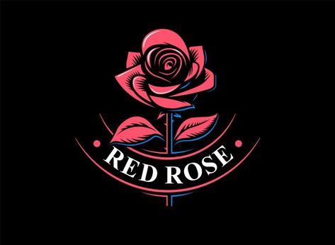 Rose Logo Design Flower, Rose Logo Ideas, Rose Logo Design, Flower Logos, Superhero Wallpaper Iphone, Flowers Logo, Rose Vector, Logo Club, S Letter Logo