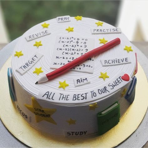 Best Wishes For Exam, Congratulations On Your Achievement, Exam Wishes, Wedding Reception Cake, Thank You Cake, Reception Cake, Birthday Cake For Mom, Photo Cake Topper, Happy Birthday Love Quotes