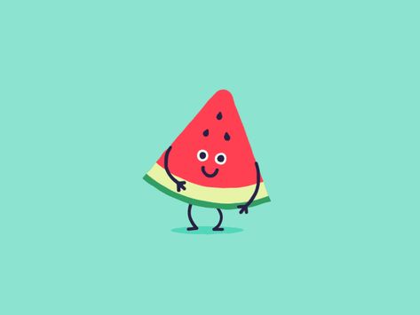 Snapp - Dance the longest night - Watermelon by Amir Parva on Dribbble Watermelon Animation, Fruit Animation, Watermelon Video, Morphing Animation, Cherry Cartoon, Animation Dance, Fruit Song, Watermelon Vector, Watermelon Cartoon