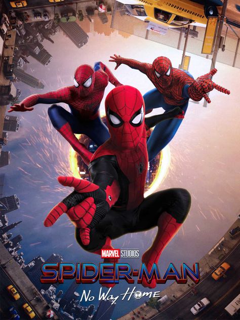 Spiderman No Way Home Poster, No Way Home Poster, Spiderman Poster, Spiderman No Way Home, Marvel Room, Magic Number, Fan Poster, Instagram Background, No Way Home