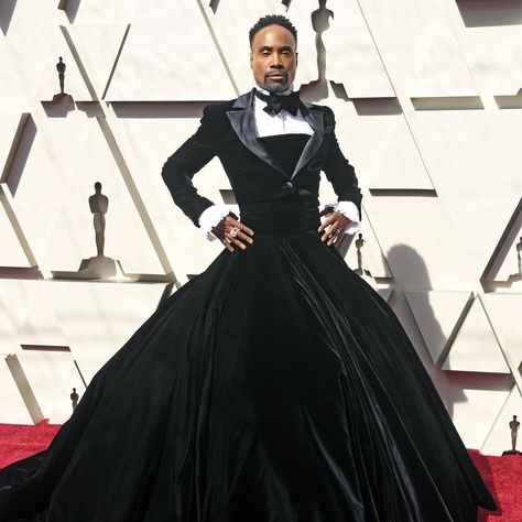 Oscar Red Carpet Gowns, Billy Porter, Red Carpet Wedding, Constance Wu, Oscars Red Carpet, Bianca Jagger, Red Carpet Gowns, Katharine Hepburn, Tuxedo Dress