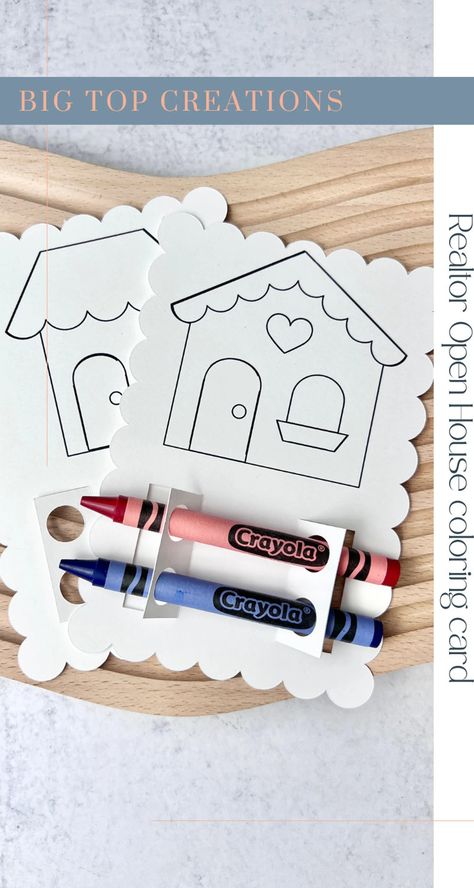 Kids House Coloring Card Realtor Open House Kids Activity Coloring Page Open House Favor Mortgage Marketing Real Estate Coloring Children - Etsy Open House Favors, Real Estate Study, Realtor Career, Office Real Estate, Realtor Open House, Real Estate Assistant, Open House Parties, Realtor Ideas, Real Estate Marketing Plan