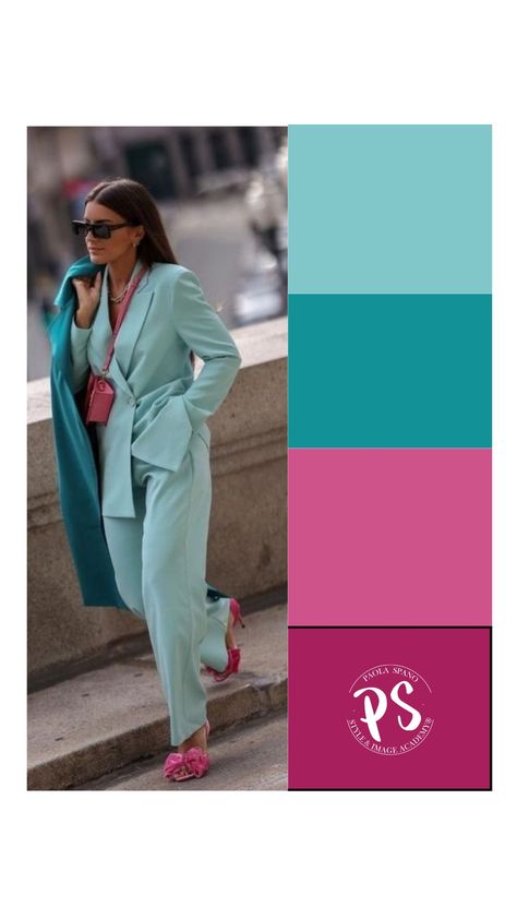 Mint Outfit, Turquoise Clothes, Monday Outfit, Green Outfits, Color Combos Outfit, True Winter, Green Outfit, Light Turquoise, Mix N Match