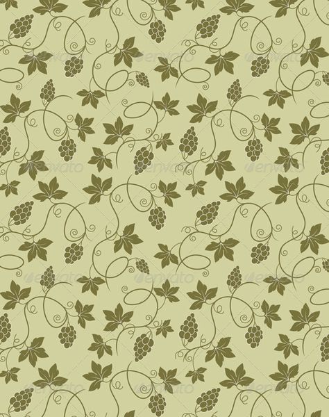 Grapes Seamless Pattern  #GraphicRiver         Green vector seamless pattern with ripe grapes. Zip file contains fully editable EPS8 vector file.     Created: 19October12 GraphicsFilesIncluded: VectorEPS Layered: No MinimumAdobeCSVersion: CS Tags: background #berry #decorative #design #drink #floral #food #fruit #grape #green #leaf #nature #pattern #plant #repeating #ripe #seamless #swirl #vector #wallpaper #wine Grapes Illustration Design, Grape Wallpaper, Grape Drawing, Wine Pattern, Floral Food, Grapes Design, Wine Leaves, Vine Drawing, Vector Wallpaper