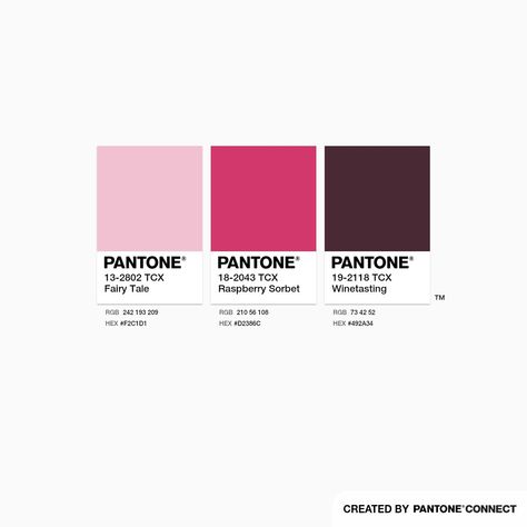 Fairy Tale, Raspberry Sorbet & Winetasting Sorbet Colour Palette, Raspberry Color Pallette, Raspberry Blush, Colour Pallettes, Pink Widget, Pantone Color Chart, Color Pallete, Raspberry Sorbet, Pink Color Schemes