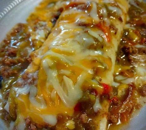 Wet Burritos ( Low-Carb, Sugar-Free!) - Dieter24 Wet Burritos Low Carb Sugar Free, Keto Wet Burrito, Wet Burrito Recipe, Wet Burrito Recipes, Baked Burritos, Wet Burrito, Baked Steak, Enchilada Ingredients, Burrito Recipe