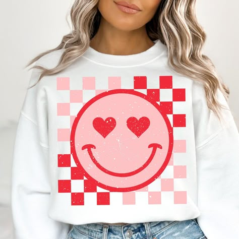 Valentines Cricut Shirts, Valentine Tshirt Designs, Valentines Day Shirts For Women, Valentines Tshirt, Valentines Day Shirt, Groovy Valentines, Valentines Shirt Ideas, Valentine Shirts, Valentine’s Day Shirts